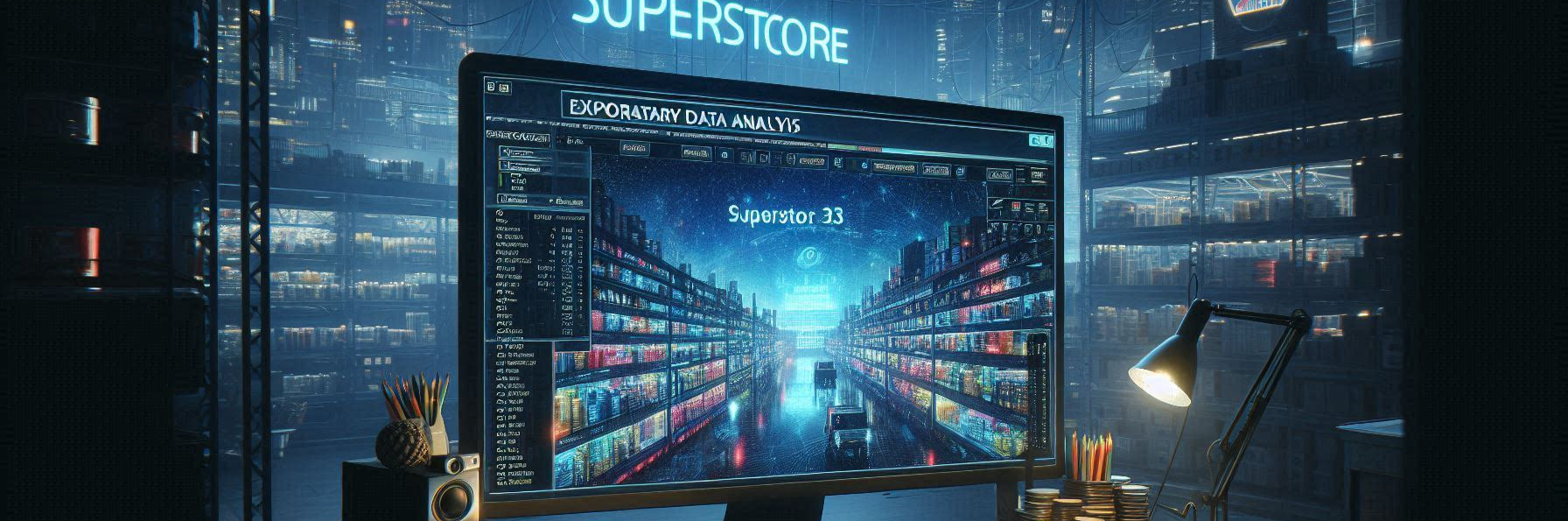 AI Generated image of sales analysis
